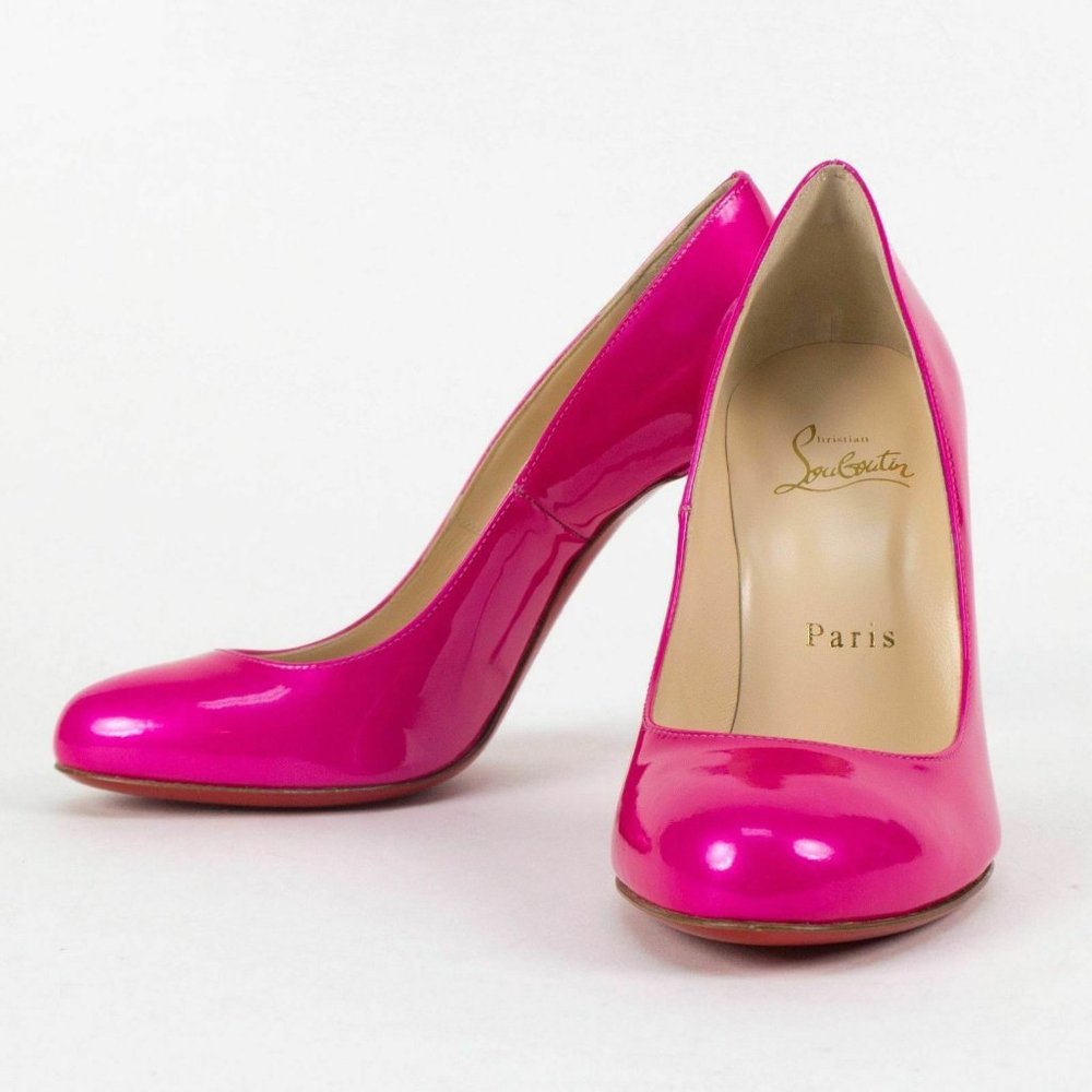 Christian Louboutin Fifi 100 Begonia size-36  New!